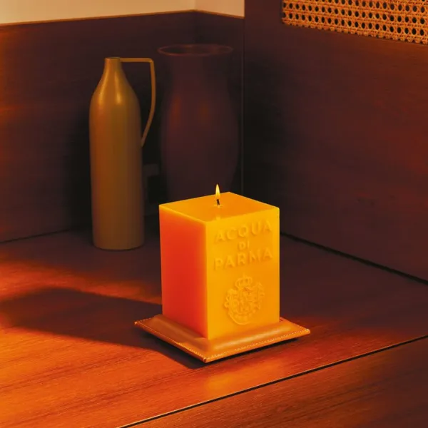 Portacandela In Pelle | <Acqua di Parma Shop